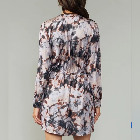 Sachi Tie Dye Shirtdress Size XS - Picture 3 of 13